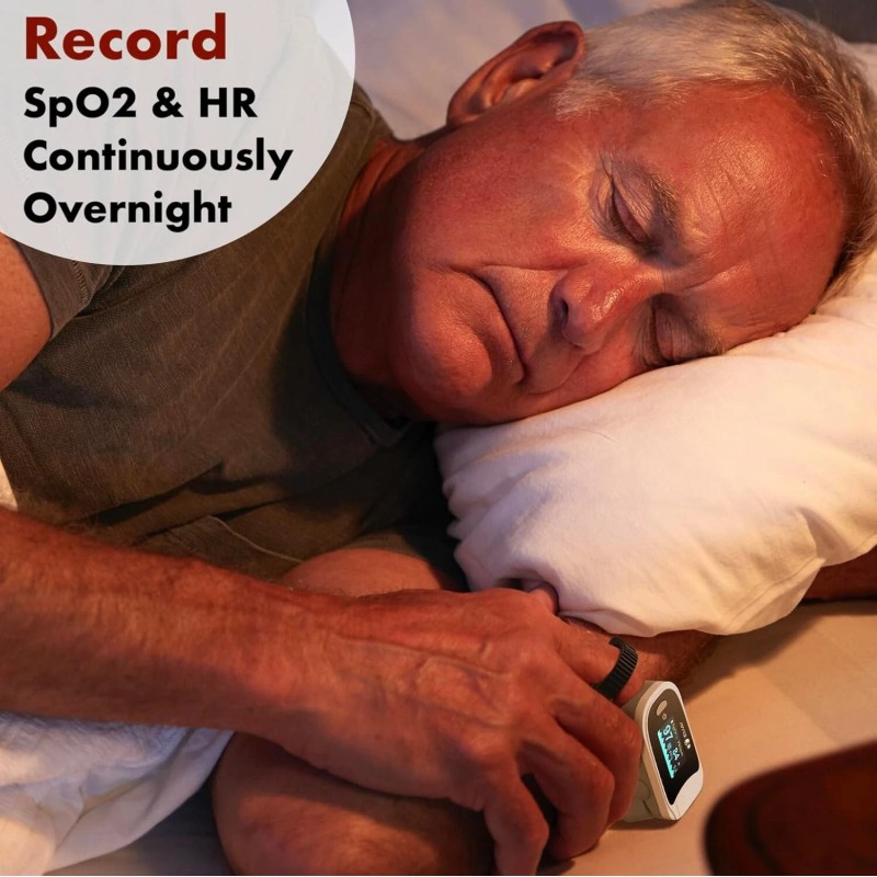 EMAY EMO-80 Sleep Oxygen Monitor with Built-in Recording Capability (USED)