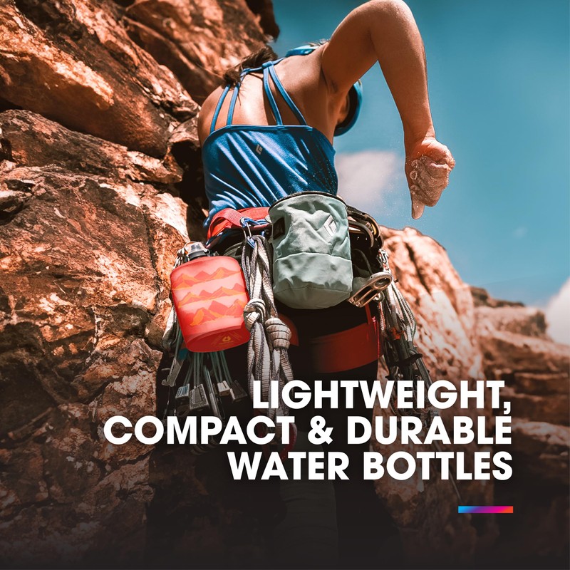 HydraPak Stow - Collapsible Backpacking Water Bottle (500ml) - BPA