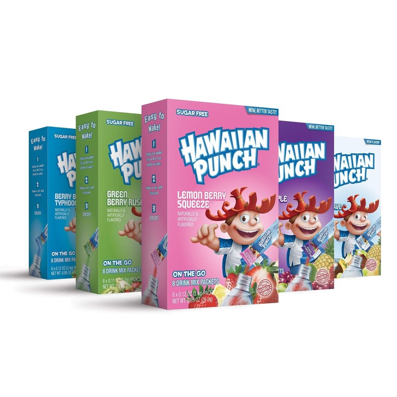 Hawaiian Punch, Paradise Variety Pack– Powder Drink Mix - (5