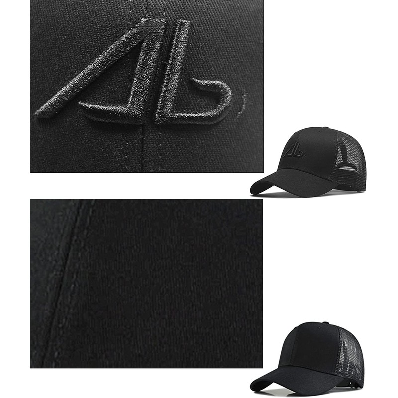 Spargel Men's Mesh Cap, Hat, Large Size (Up to 25.6