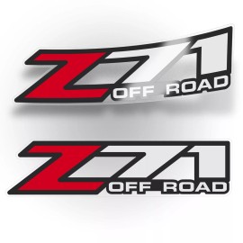 LIGHTCOR Z71 Offroad Decals Stickers for Chevy Z71 2001-2006 Bed Side 1500 2500 -Set of 2