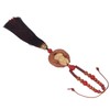 Buddha Car Pendant Peach Wood Exquisite Carving Mind Purification Wealth
