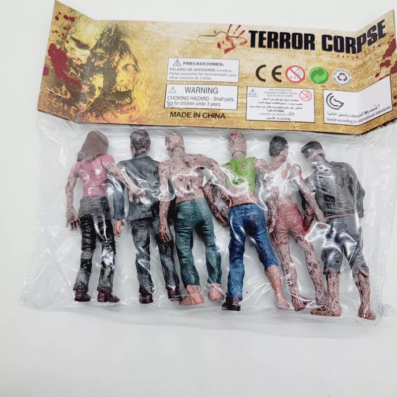 Terror Corpse Action Figure Pack Zombie Realistic Movable Joints New