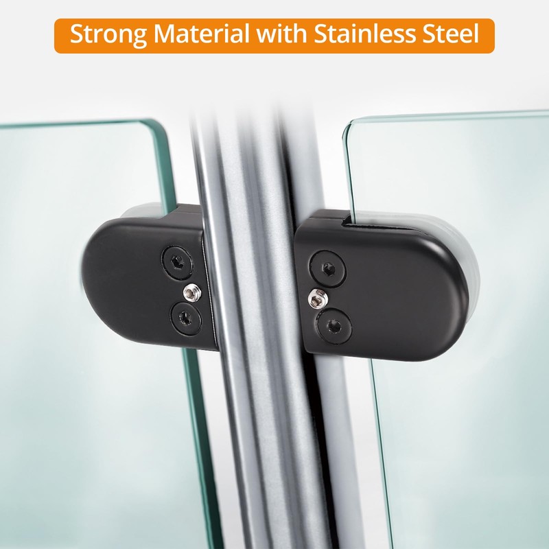 Neoteck Glass Clamp 8PCS Stainless Steel 304 for Handrail Balustrade