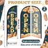 2 Pcs Sourdough Bread Open Flags Set: Include 8.2ft 1