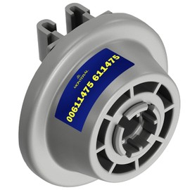 1 Piece Dishwasher Wheel Lower Basket Ø 34 mm with the Original Code 00611475 611475 for Bosch for Siemens - MONTERAL