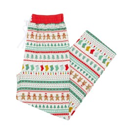 Little Sleepies Plant-Derived Viscose Men's Holiday Pajama Pants - Mens Sleep Bottoms, Lounge Pants with Side Pockets, Soft Men's Pajamas, Loungewear for Men, Matching Family Pajamas, Fair Isle, M