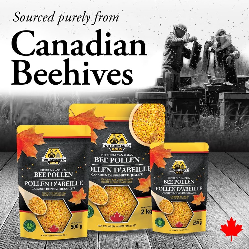 Premium Canadian Bee Pollen - 250 grams - 100% Canadian