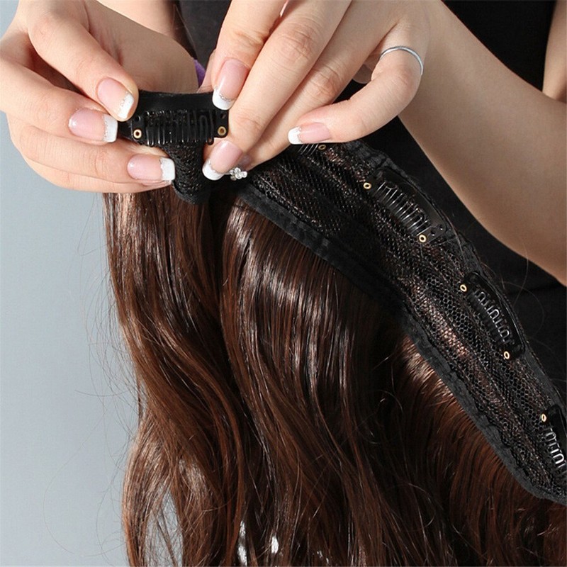 CEXIN Wig, Extensions, Nape of the Neck Wig, Gradation, Clip,