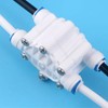 Wantane-4 Way Port Auto Shut Off Valve 1/4" Automatic Shut-Off