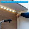 PATIKIL LED Strip Clips, 30pcs Stainless Steel Mounting Brackets Fixing
