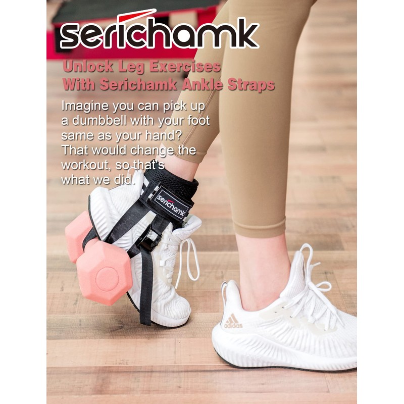 Adjustable Foot Weights Ankle Straps Dumbbell Attachment for Feet 1pc