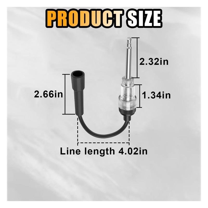 Inline Spark Plug Tester, Straight Boot Ignition Coil Tester Light,