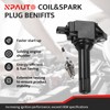 Ignition Coil Packs and Spark Plugs fit for H4 2.0