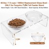 Replacement Glass Bowl for Feoyoho 7.2in Feeder Stand – 60.9