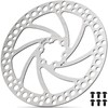 BEAUGIREW 160mm Bike Disc Brake Rotor with 6 Bolts Fit