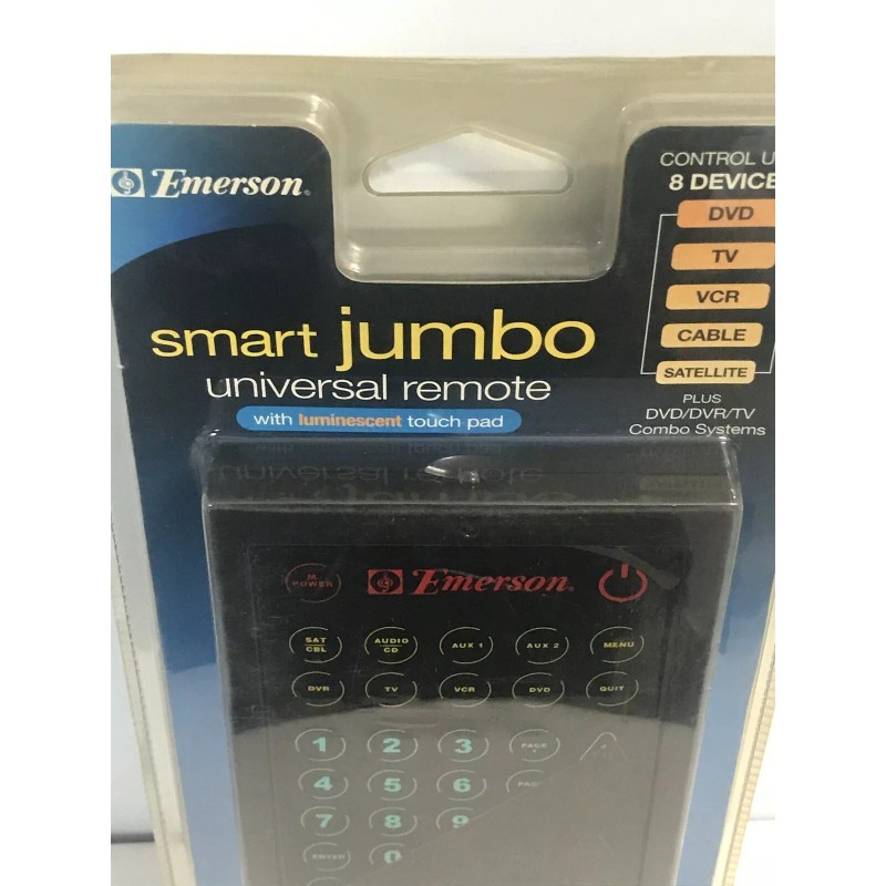 Emerson Smart Jumbo Universal Remote, (13388) New (Other)