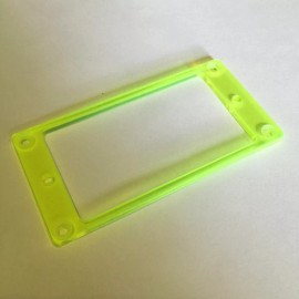 Guitarheads Guitar Parts Humbucker Pickup Bezel Acrylic MOUNTING RING - FLUORESCENT GREEN