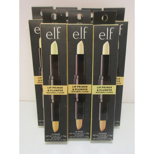 ELF (1) e.l.f. Lip Primer & Plumper Natural/Clear BRAND NEW