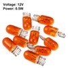 X AUTOHAUX 10pcs DC 12V T10 W5W LED Dashboard Light