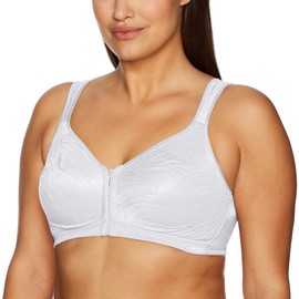Playtex Womens 18 Hour Posture Wirefree Bra, White, 36B US
