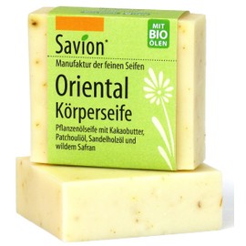 Savion Orientel Body Soap with Vegetable Oil, Vegan, Palm Oil-Free, 80 g