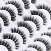 APCYUST Lashes Fluffy False Mink Eyelashes 14 Pairs Cat Eye