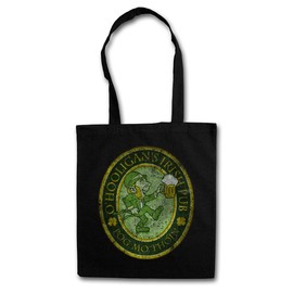 Urban Backwoods O'Hooligans Irish Pub Vintage Hipster Bag Fabric Shopping Bag