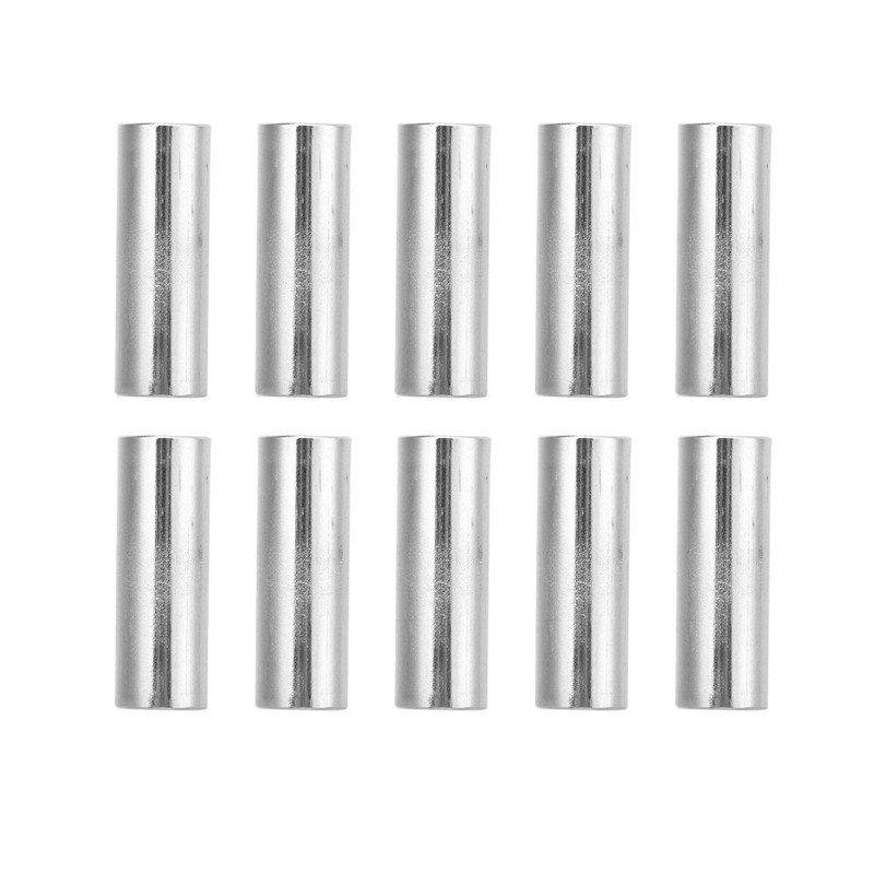 10Pcs Coupling Nut Female Thread Round Rod Connector 304 Stainless