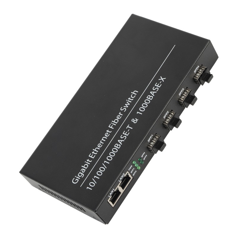 SFP Ethernet Fiber Switch Up To 120km 4 Optical Port