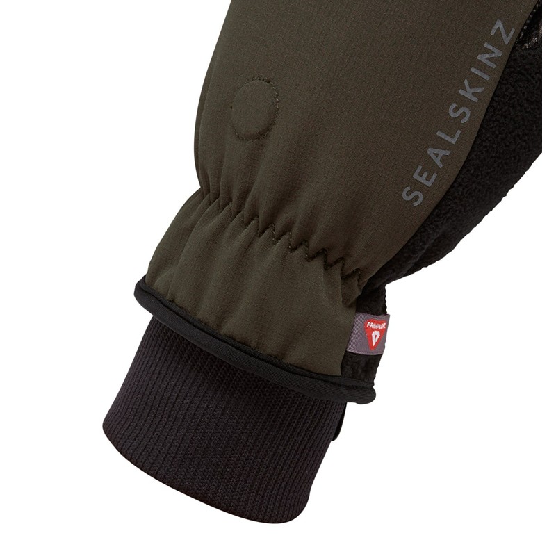 Sealskinz Men's Outdoor Sports Mitten Gloves, Green (Olive), Large