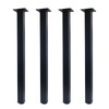 QLLY 27.5 inch / 70cm Adjustable Metal Desk Legs, Square