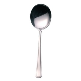 Olympia D696 Harley Cutlery Soup Spoon (Pack of 12), Silver, 170(L)mm