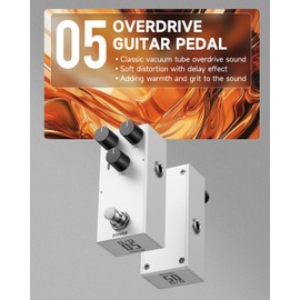 Donner EMBARK 05 Overdrive Guitar Pedal, DIY Shell, Electric Guitar, Tube Screamer, Analog Guitar Effect Pedal, True Bypass