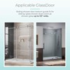 Sliding Shower Door Bottom Guide 1/2" x 3" for Shower