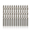 Drill America #40High Speed Steel Bright Finish Drill Bit, (Pack
