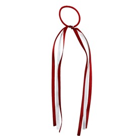 Red and White Hair Tie England Flag Hair Accessory