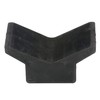 Attwood 11202-1 Boat Trailer Rubber Bow Stop V-Block, Black, 4-Inch