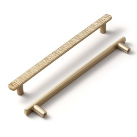 Goo-Ki 7-1/2 Inch（192mm Hole Centers Luxurious & Sturdy Zinc Alloy Cabinet Handls,Champagne Bronze Cabinet Pulls for Kitchen,Drawer,Cupboard & Wardrobe,6 Pack