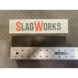 SlagWorks 1x5x9 inch steel plate 5”x9” A36 Hot Roll Flat 1" Thick