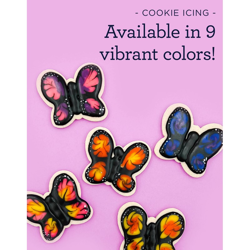 Satin Ice Blue Cookie Icing - 8oz - Bottle