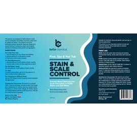 Stain and Scale Control for Pools, Spas and Hot Tubs