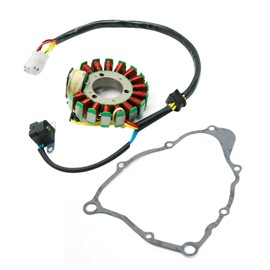 MDEOOSKY 4BD-15451-01-00 Stator and Gasket, Replacement for Yamaha Timberwolf 250 YFB250FW 4WD 1994-2000 Replacement for Tracker 250 YFM250 2WD 1999-2000, Replaces 4BD-85510-20-00