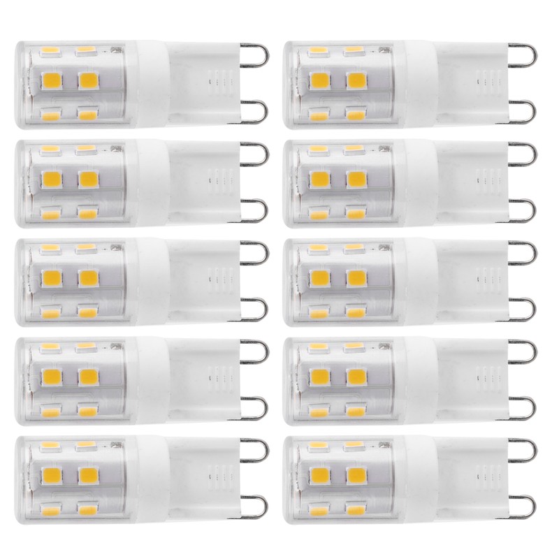 10PCS 2W G9 Ceramic Base 16LED Light Bulbs for Ceiling