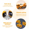Mineup Magnetic Toy for Children, Construction Vehicles Car Toy Set,
