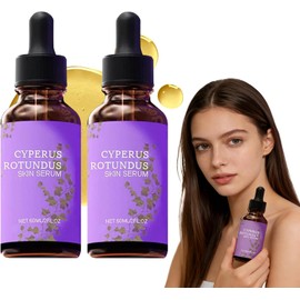 3PCS Cyperus Rotundus Oil,Aceite Cyperus Rotus Skin Serum Natural,Depilatoria en Aceite para Mujer y Hombre,Reduce el Crecimiento del Vello,Suave y Calmante para Piel Sensible (2PCS)