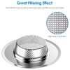 2-Pack Kitchen & Bathroom Sink Drain Strainers I 4.5 Inch