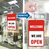 Open Signs for Business with Suction Cups, “We Will Be