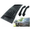 STILEALUS Black Hood Deck Vent Panel with Handle Cover Trim