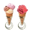 Stainless steel Pizza Cone Holder Stand Ice Cream Cone Holder